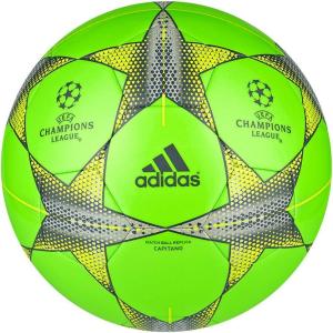 adidas Capitano Soccer Ball(Solar Green/Solar Yellow/Granite Grey)
