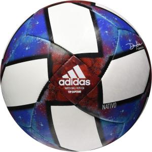 adidas Capitano Soccer Ball(White/Black/Football Blue/Active Red)