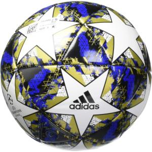 adidas Capitano Soccer Ball(White/Football Blue/Black/Gold Metallic)