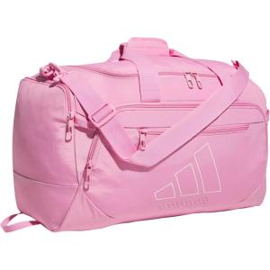 adidas Defender 5.0 Duffel Bag – Durable for Sports, Gym & Travel(Tropic Bloom/Clear Pink)