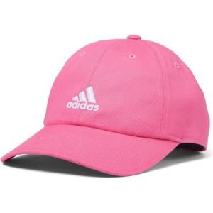 adidas Kid’s Baseball Cap for Boys and Girls – Youth Washed Cotton Adjustable Hat – Ultimate Saturday(Pulse Magenta Pink/White)