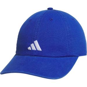 adidas Kid’s Baseball Cap for Boys and Girls – Youth Washed Cotton Adjustable Hat – Ultimate Saturday(Team Royal Blue/White)