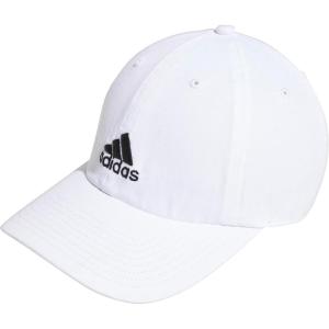 adidas Kid’s Baseball Cap for Boys and Girls – Youth Washed Cotton Adjustable Hat – Ultimate Saturday(White/Black)