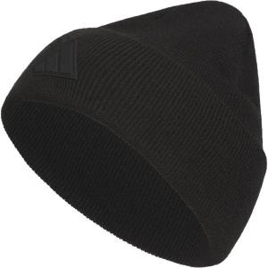 adidas Men’s Beanie – Postseason Tall Fit Slouchy Cuffed Knit Winter Hat(Black/Black/Carbon Grey)