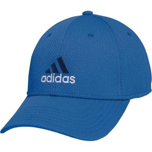 adidas Mens Zags 2.0 Structured Mid Crown A-Flex Stretch Fit HatBaseball Cap(Collegiate Royal Blue)