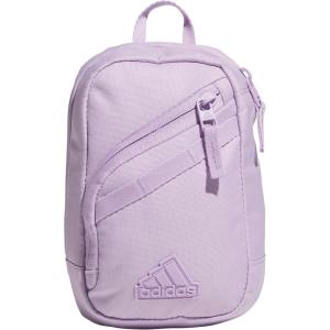 adidas Prime Mini Sling Crossbody Bag, Small Size for Festivals and Travel, Black, OSFA(Powder Plum Purple)