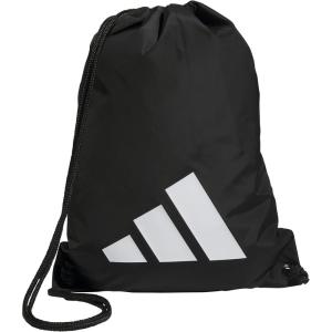 adidas Ready Sackpack – Drawstring Backpack Lightweight Small Gym Bag, Black/Gold Metallic/1.0, One Size(Black/White)
