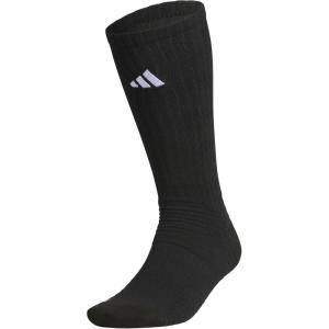 adidas Select Basketball Slouch Fit Crew Socks (1-Pair)(Black/White/Onix Grey)