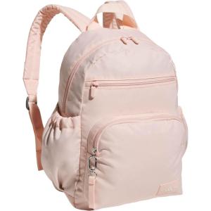 adidas Small Backpack for Women – Weekender Lightweight Bag with Laptop Sleeve, Metal Grey, One Size(2.0 Blush Pink)