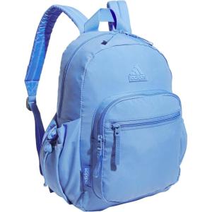 adidas Small Backpack for Women – Weekender Lightweight Bag with Laptop Sleeve, Metal Grey, One Size(Blue Fusion)