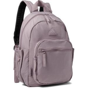 adidas Small Backpack for Women – Weekender Lightweight Bag with Laptop Sleeve, Metal Grey, One Size(Preloved Fig Purple)