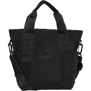 adidas Small Tote Mini Bag for Women and Men(Corduroy/Black)