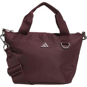 adidas Small Tote Mini Bag for Women and Men(Premium/Aurora Ruby Red)