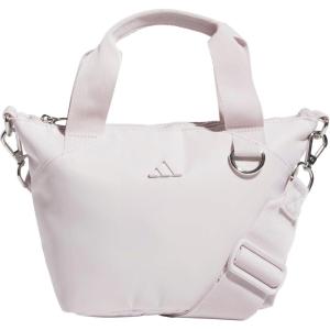 adidas Small Tote Mini Bag for Women and Men(Premium/Off White/Silver Metallic)
