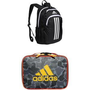adidas Unisex Kid’s Creator School Backpack for Girls & Boys — Durable Bookbag, Black/White, OSFA(Black/White + Camo Grey/Solar)