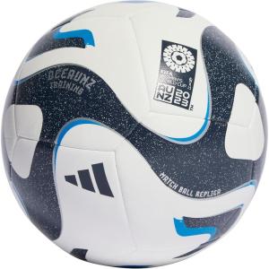 adidas Unisex-Adult Women’s World Cup Training Ball(White/Collegiate Navy/Bright Blue/Silver Metallic)