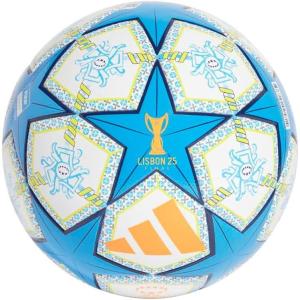 adidas Womens UCL League Soccer Ball(White/Orange/Night Sky/Pantone)