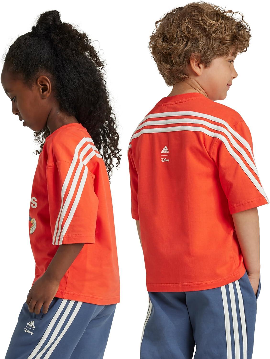 imageAdidas Boys Disney Mickey Mouse TShirtBright RedOff White