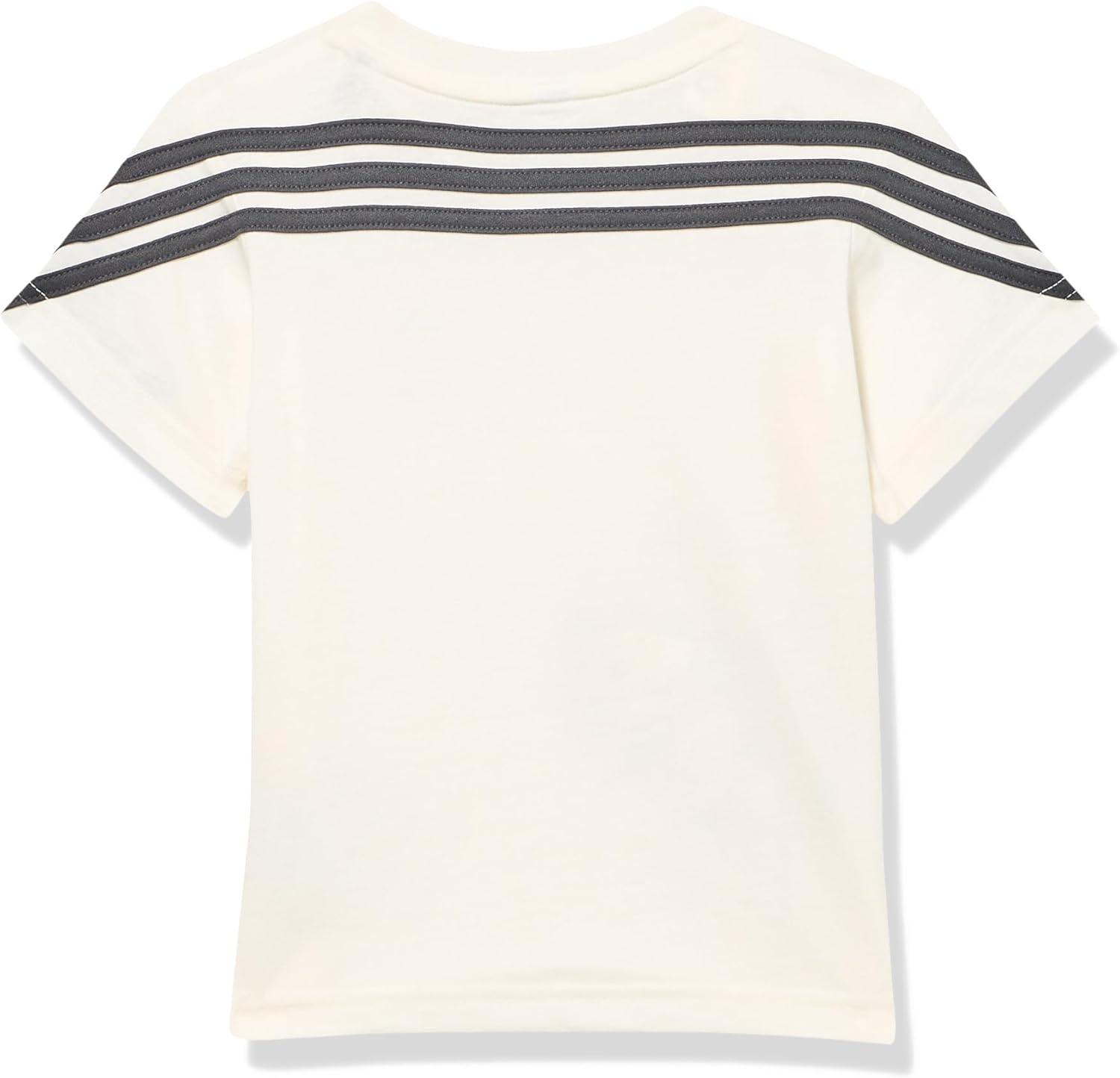 imageAdidas Boys Disney Mickey Mouse TShirtOff WhiteCarbonBright Red