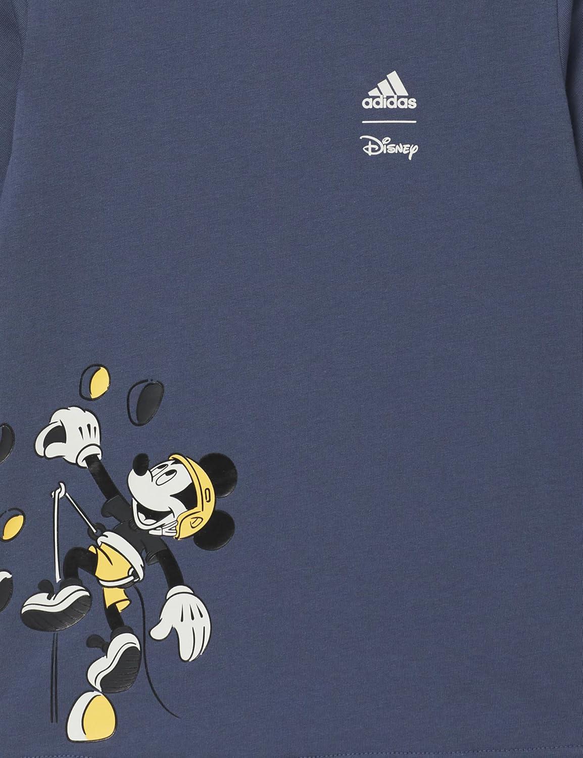 imageAdidas Boys Disney Mickey Mouse TShirtPreloved InkOff WhiteSemi Spark