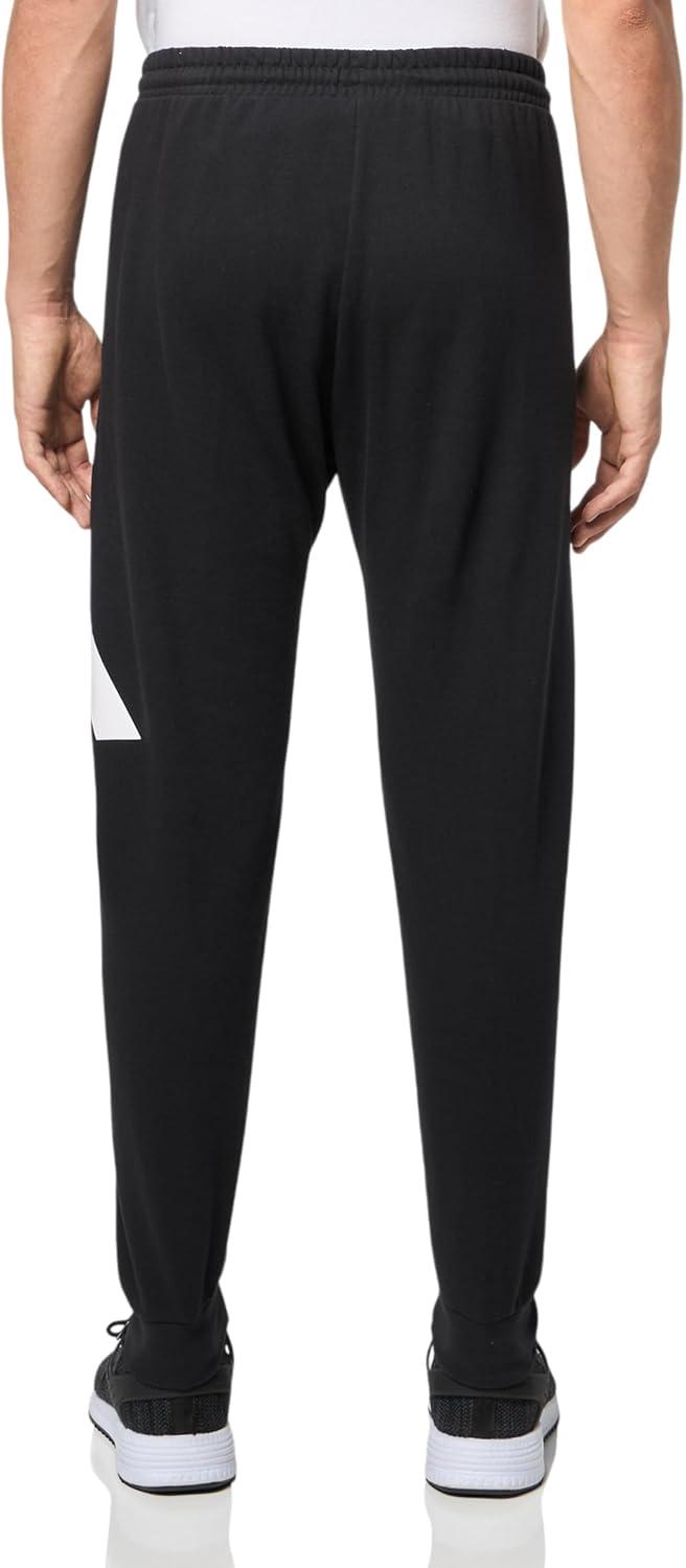 imageAdidas Mens Essentials Big Logo French Terry PantsBlackWhite