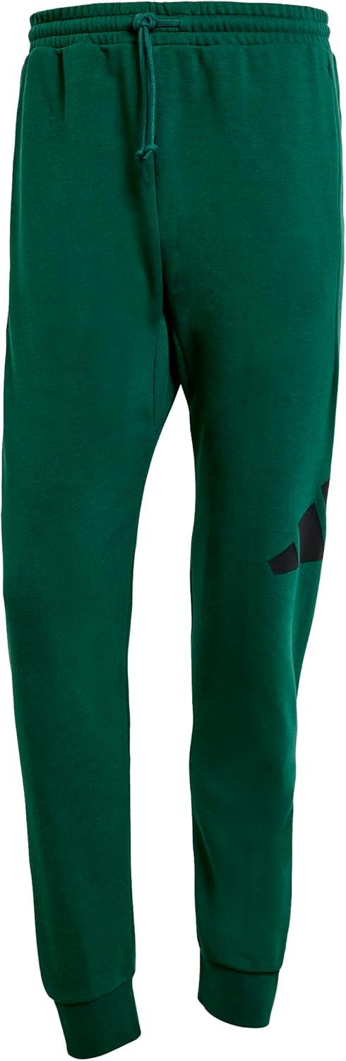 imageAdidas Mens Essentials Big Logo French Terry PantsCollegiate GreenBlack