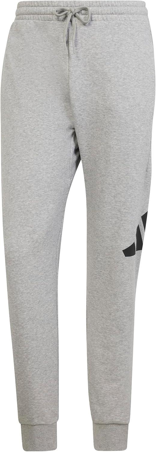 imageAdidas Mens Essentials Big Logo French Terry PantsMedium Grey HeatherBlack