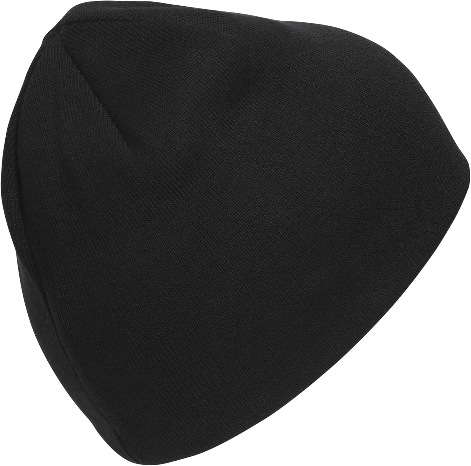 imageAdidas Mens Reversible Skully Beanie Standard Fit Winter Hat Skull CapBlackBlackgrey Six MarlGreySkully