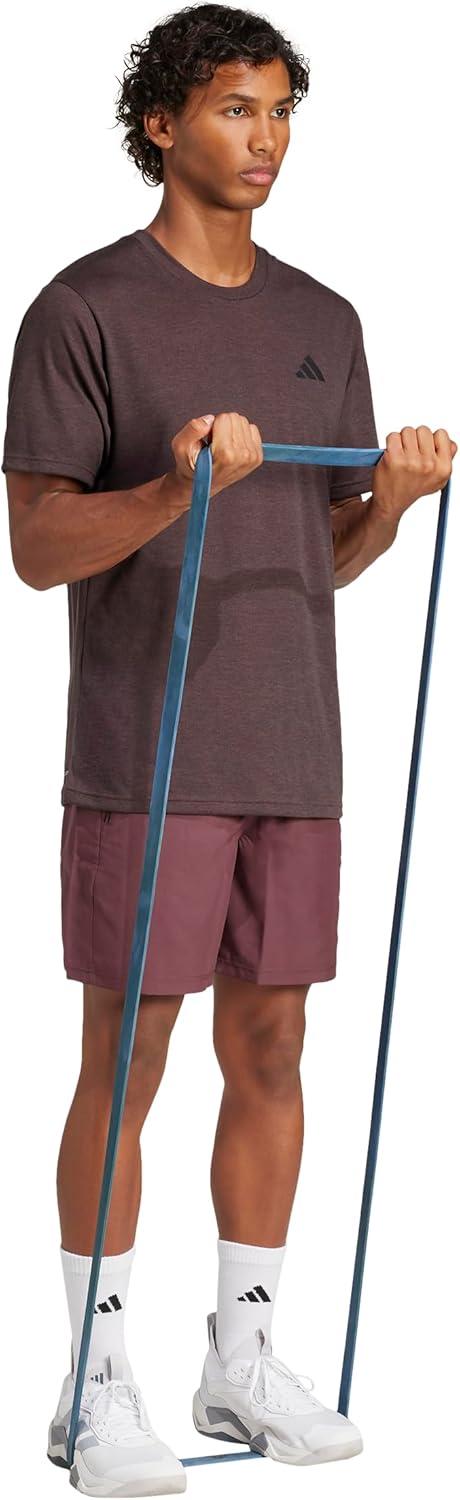 imageAdidas Mens Train Essentials Feelready Novelty TShirtAurora Ruby