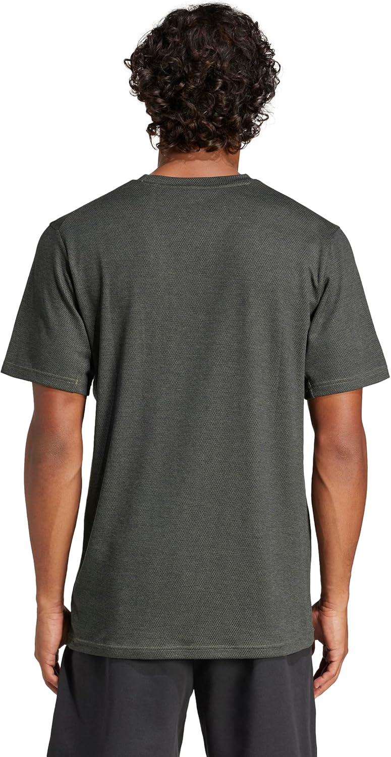 imageAdidas Mens Train Essentials Feelready Novelty TShirtOlive Strata