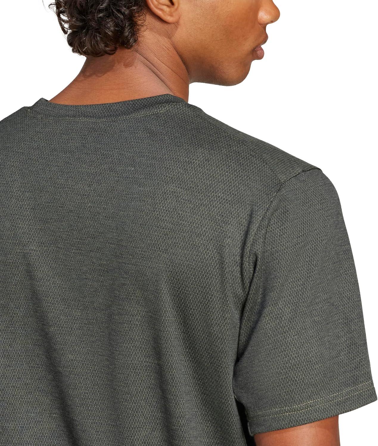 imageAdidas Mens Train Essentials Feelready Novelty TShirtOlive Strata