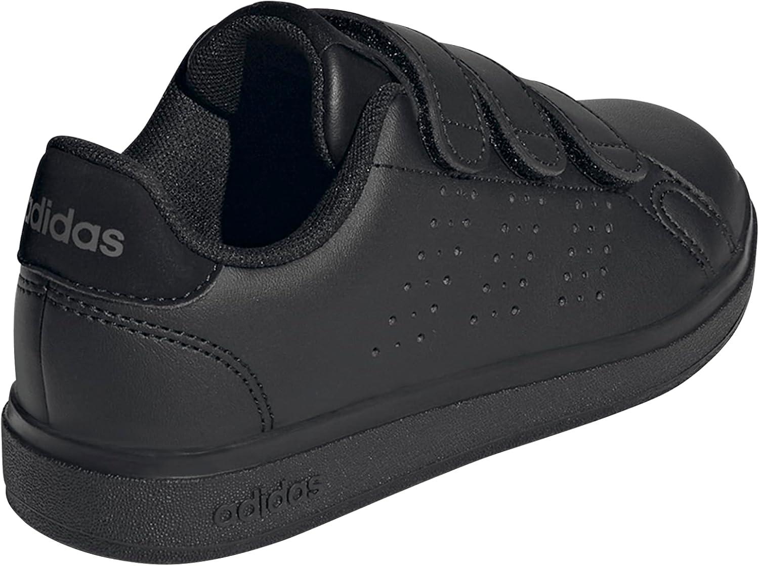 imageAdidas UnisexChild Advantage Base 20 Hook ampamp LoopCore BlackCore BlackGrey