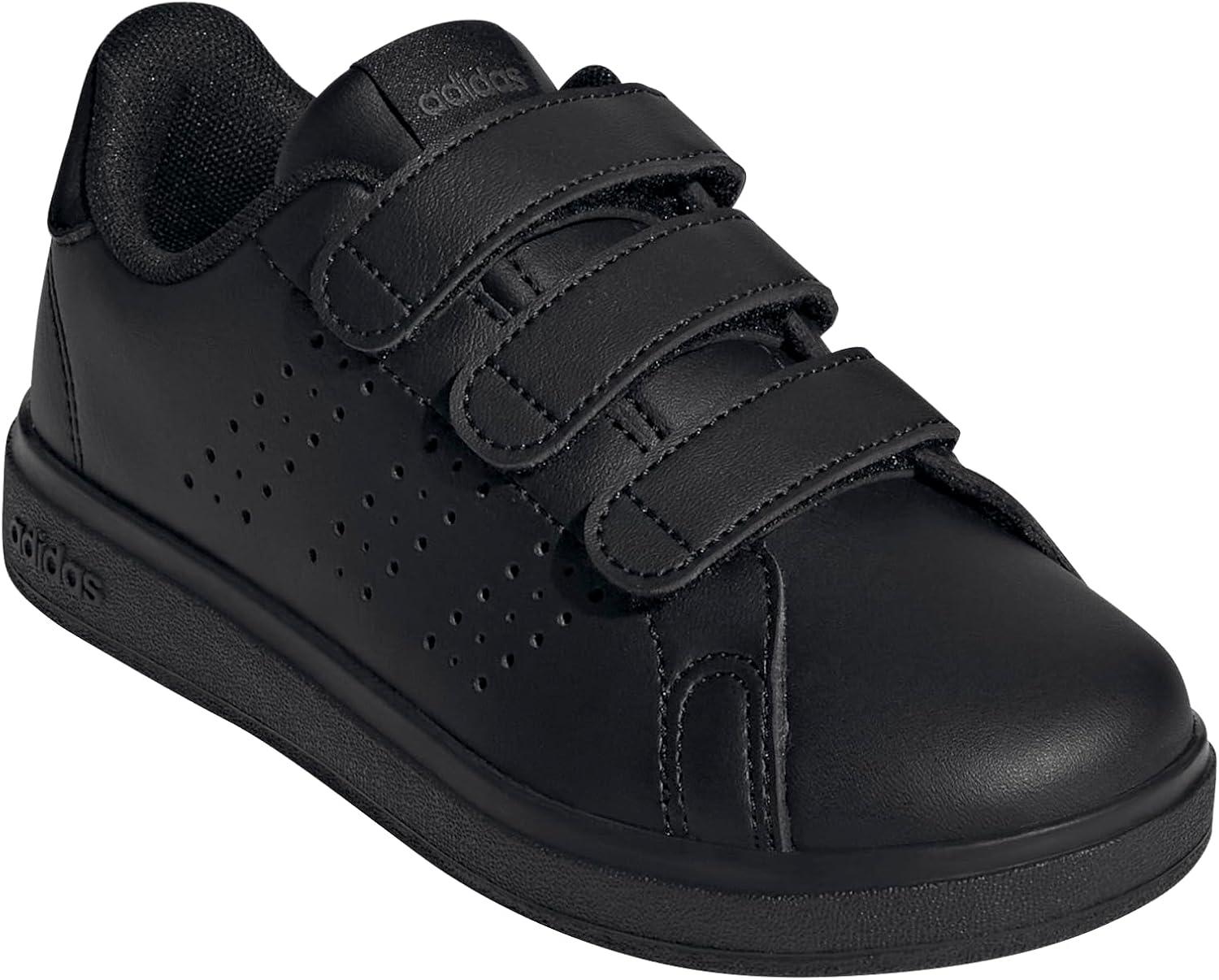 imageAdidas UnisexChild Advantage Base 20 Hook ampamp LoopCore BlackCore BlackGrey