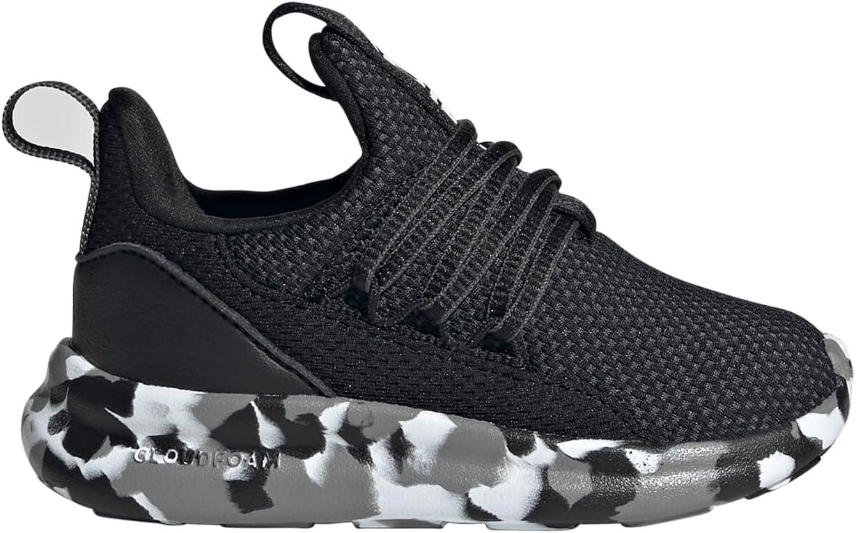 imageAdidas UnisexChild Lite Racer Adapt 70 SneakerBlackBlackCamo Grey