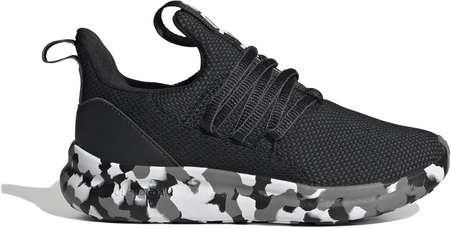 imageAdidas UnisexChild Lite Racer Adapt 70 SneakerBlackBlackGrey