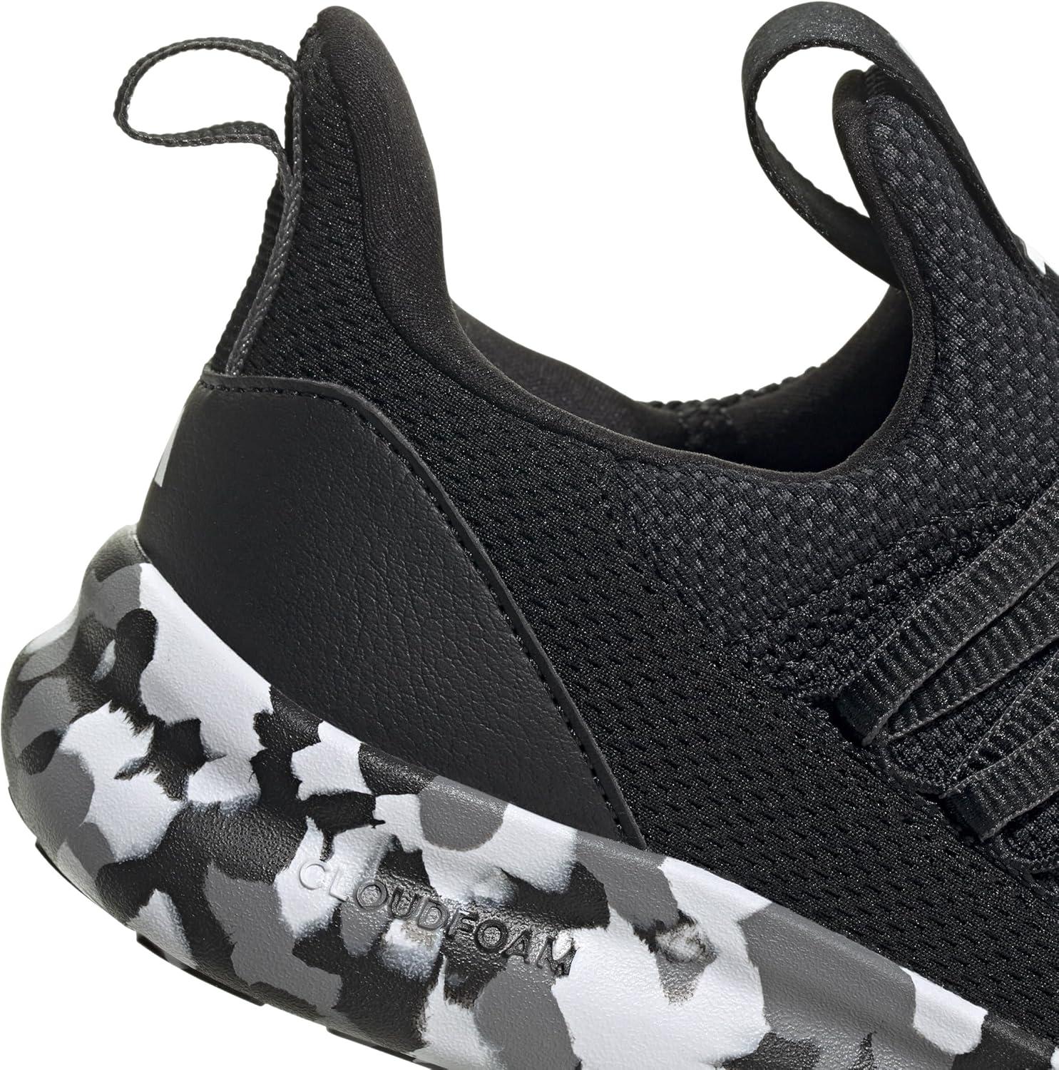 imageAdidas UnisexChild Lite Racer Adapt 70 SneakerBlackBlackGrey
