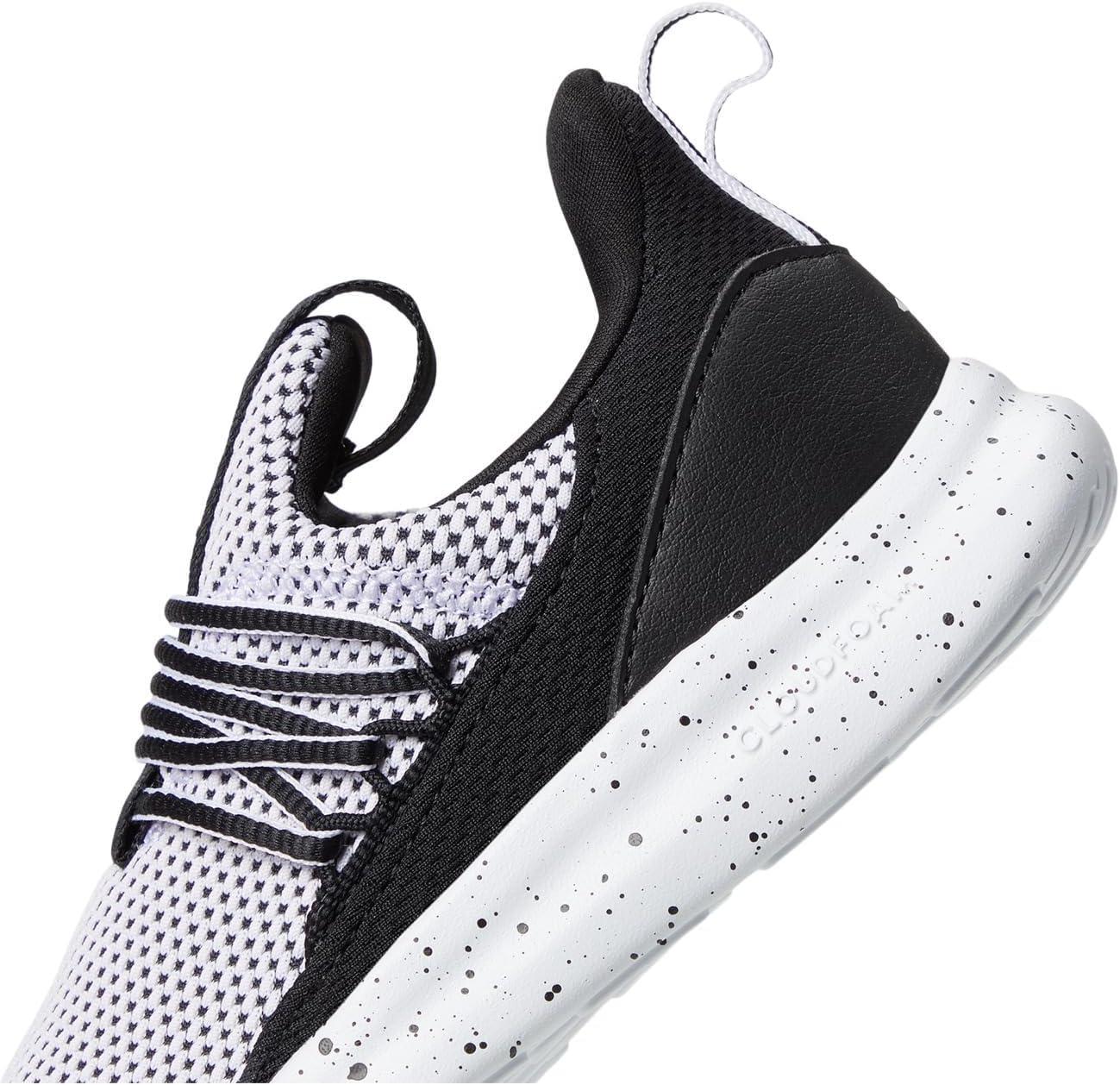 imageAdidas UnisexChild Lite Racer Adapt 70 SneakerWhiteBlackBlack