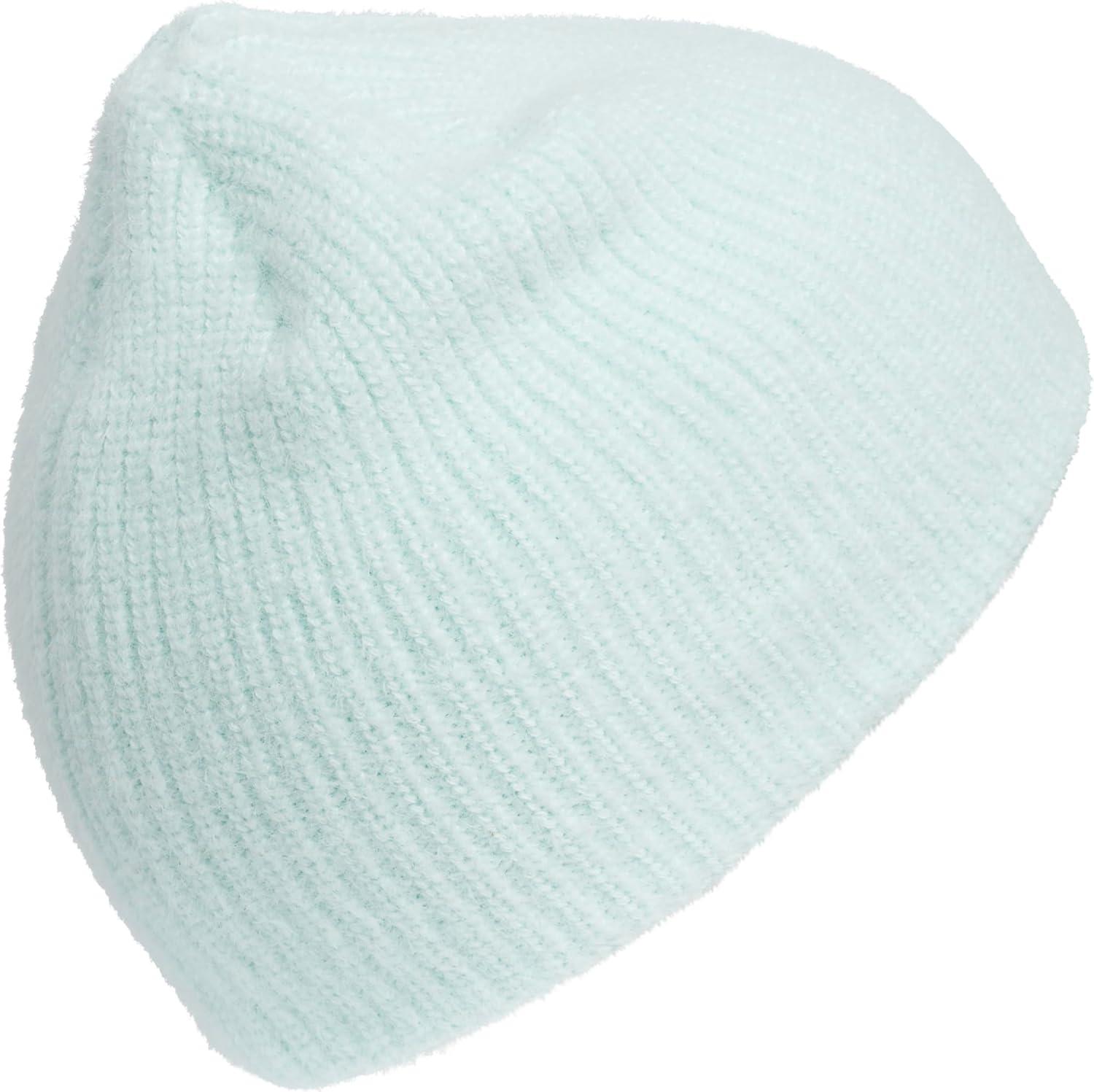 imageAdidas Womens Beanie Lifestyle Standard Fit Winter Knit HatHalo Mint GreenMgh Solid Grey