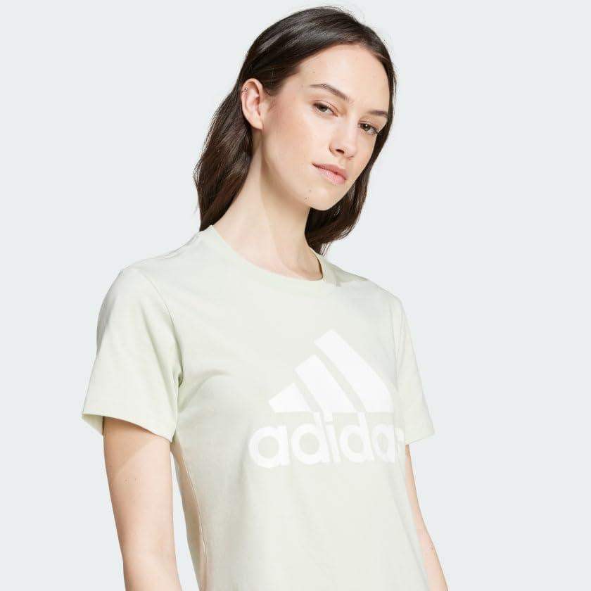 imageAdidas Womens Essentials Logo TeeLinen Green