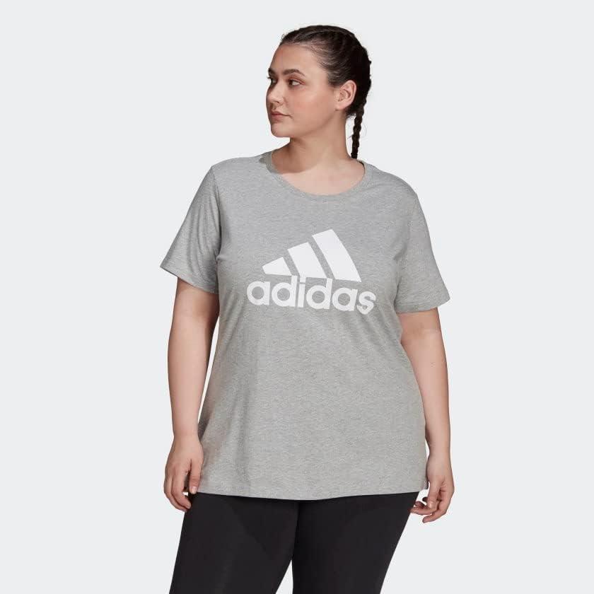 imageAdidas Womens Essentials Logo TeeMedium Grey Heather White