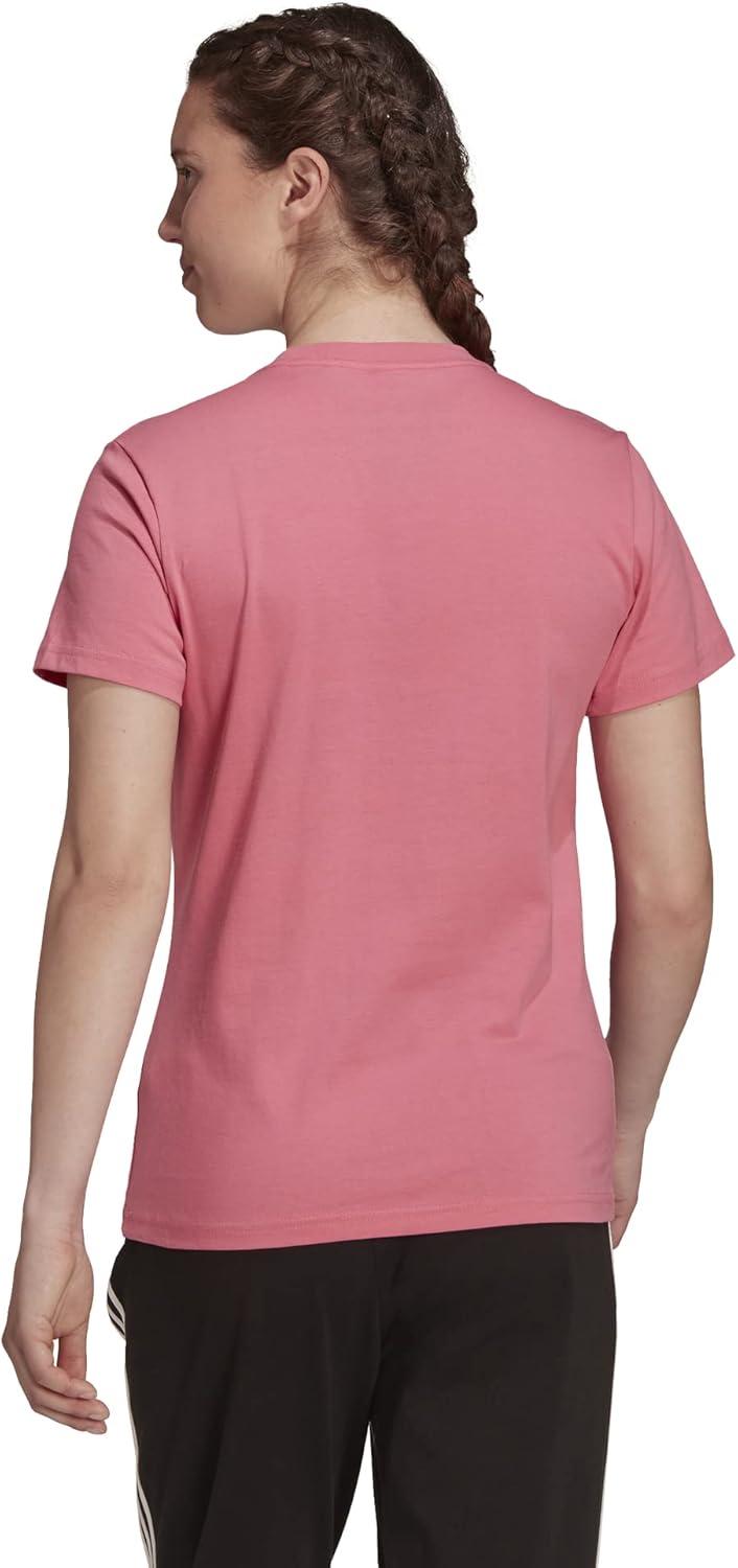 imageAdidas Womens Essentials Logo TeeRose ToneWhite