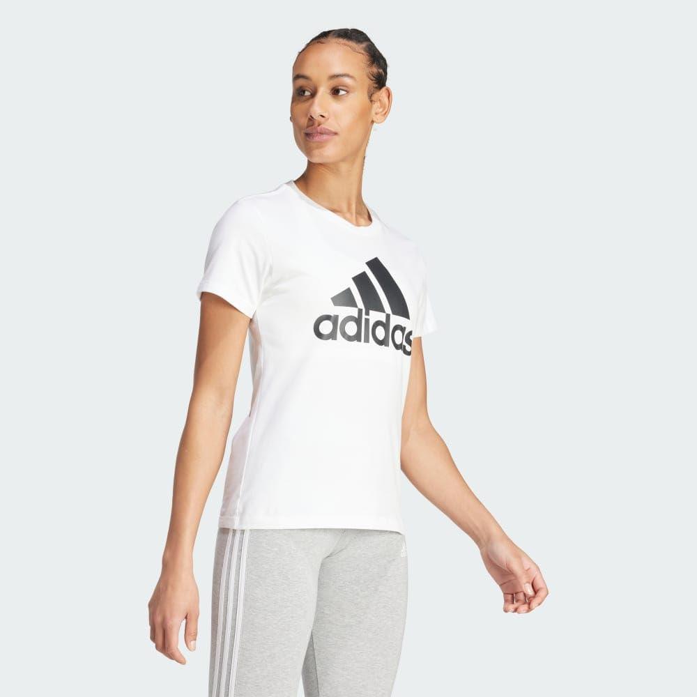 imageAdidas Womens Essentials Logo TeeWhiteBlack