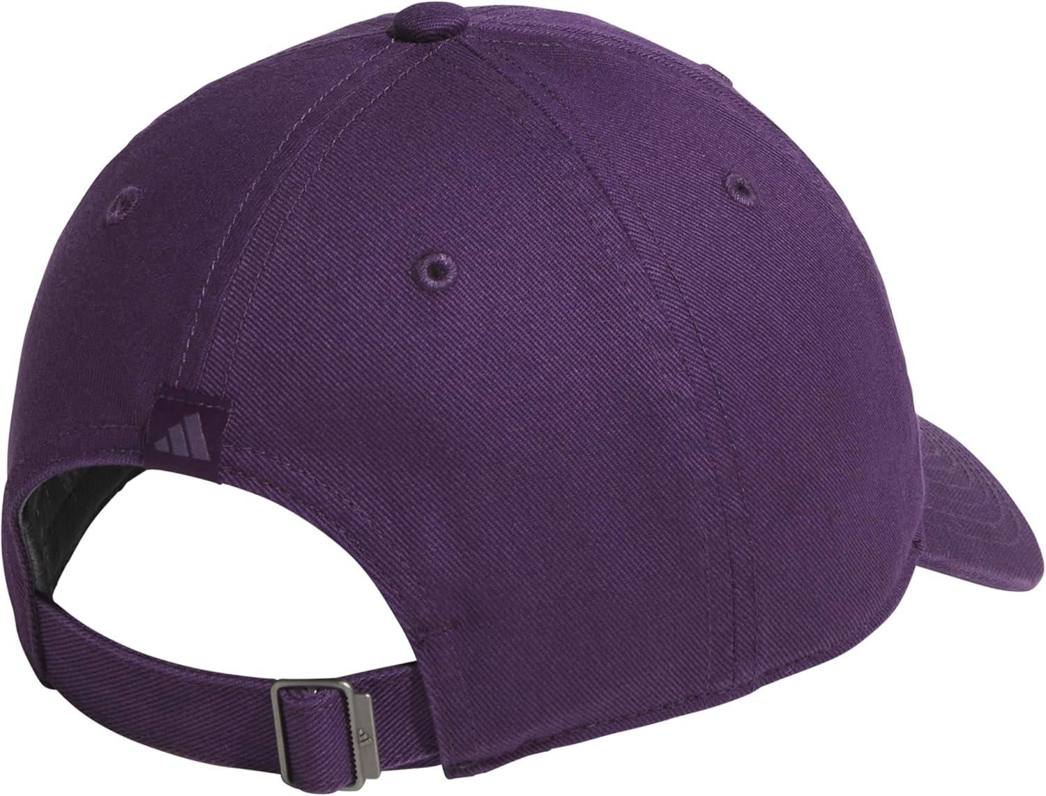 imageAdidas Womens Saturday Baseball Cap Adjustable Cotton Hat Athletic Relaxed FitAurora Plum PurpleShadow Violet30