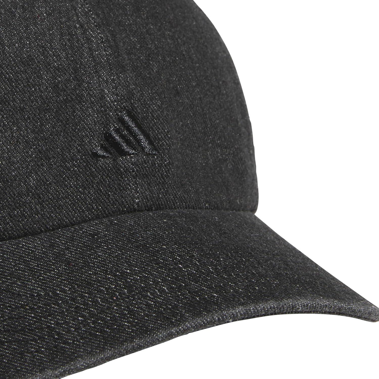 imageAdidas Womens Saturday Baseball Cap Adjustable Cotton Hat Athletic Relaxed FitBlack DenimBlack