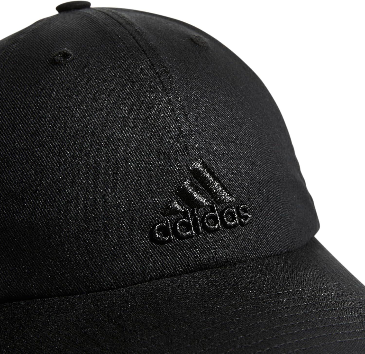 imageAdidas Womens Saturday Baseball Cap Adjustable Cotton Hat Athletic Relaxed FitBlack10