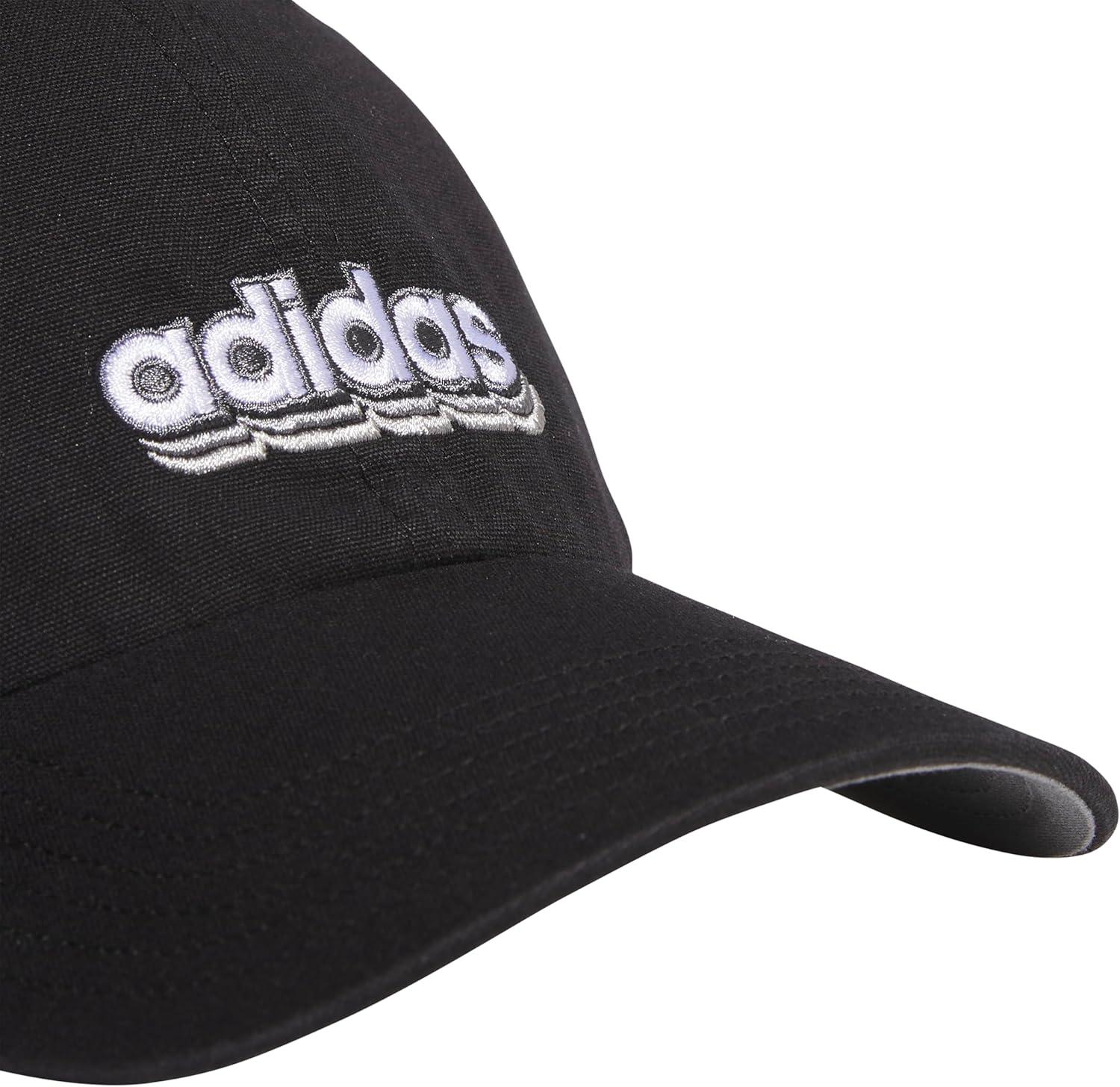 imageAdidas Womens Saturday Baseball Cap Adjustable Cotton Hat Athletic Relaxed FitBlackOnix GreyGrey20Graphic
