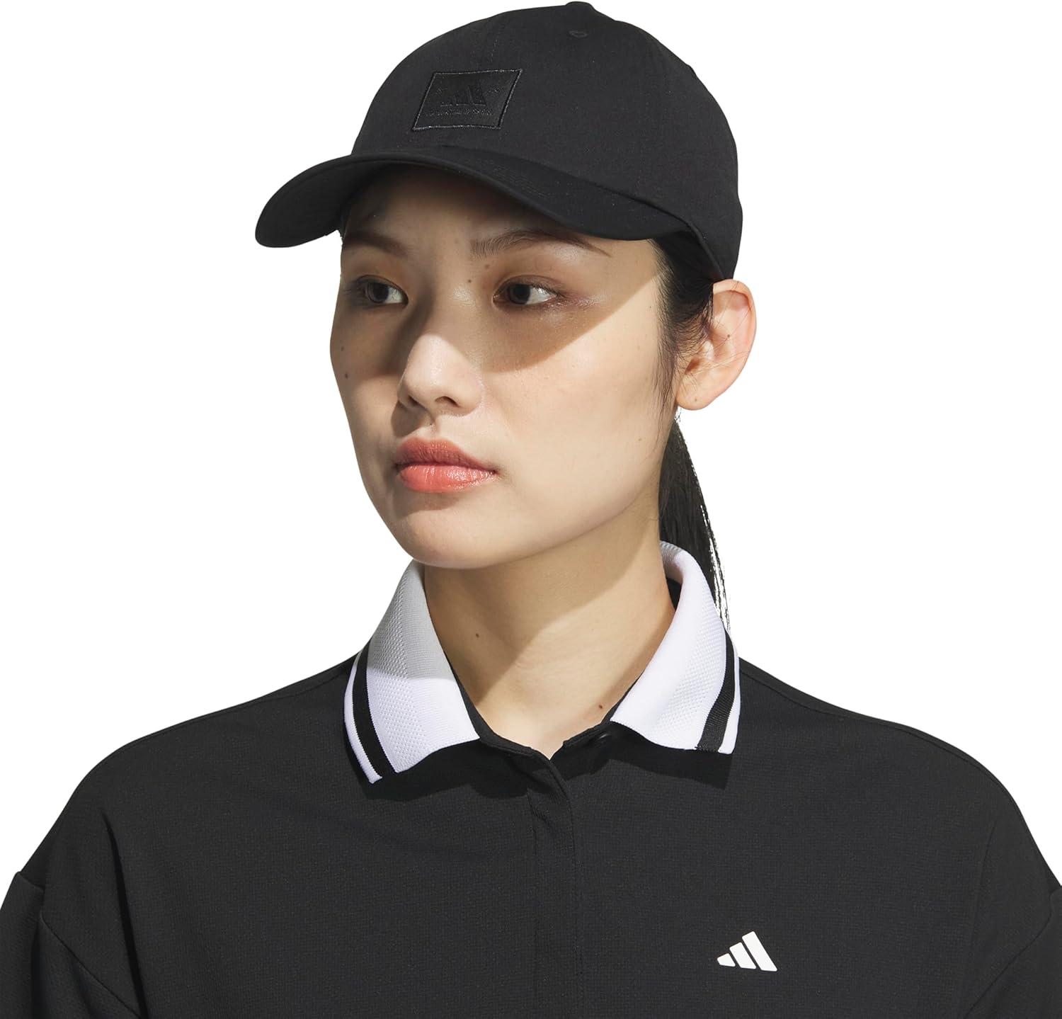 imageAdidas Womens Saturday Baseball Cap Adjustable Cotton Hat Athletic Relaxed FitBlackWhite