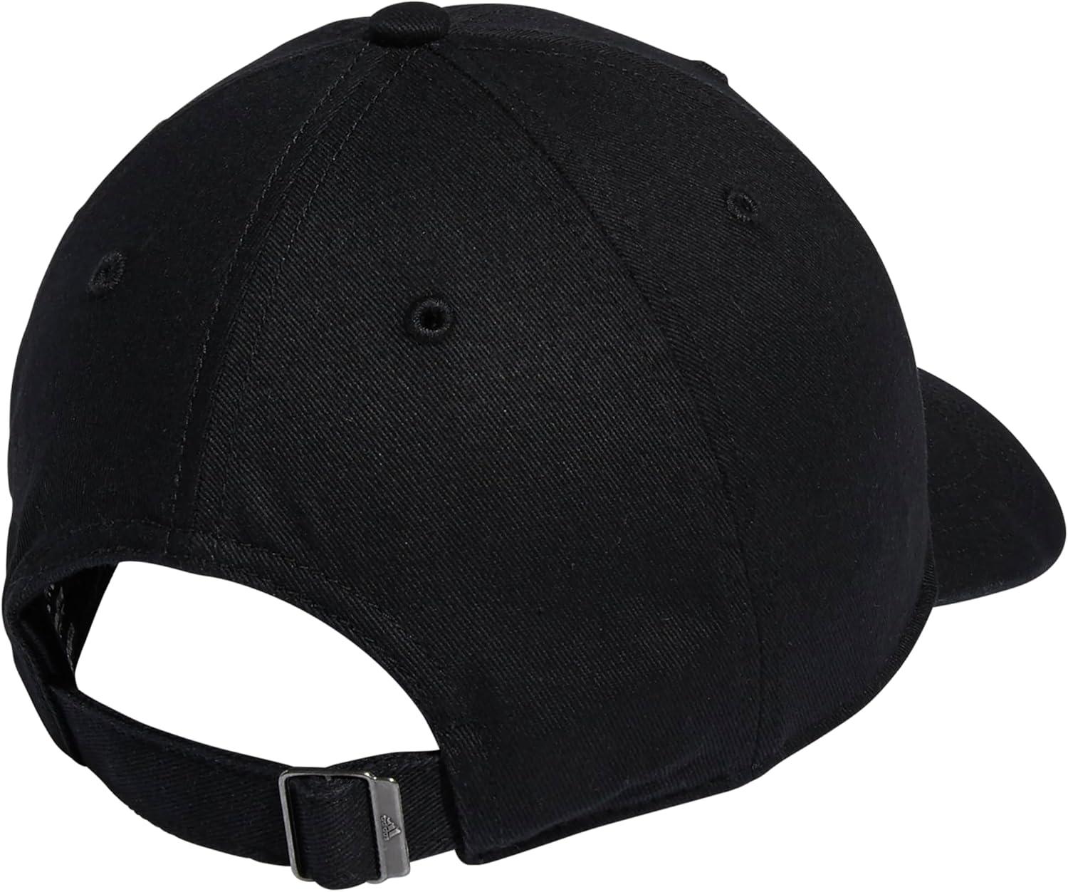 imageAdidas Womens Saturday Baseball Cap Adjustable Cotton Hat Athletic Relaxed FitBlackWhite20