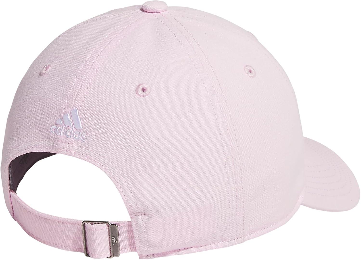 imageAdidas Womens Saturday Baseball Cap Adjustable Cotton Hat Athletic Relaxed FitClear PinkWhiteBliss Pink20Graphic