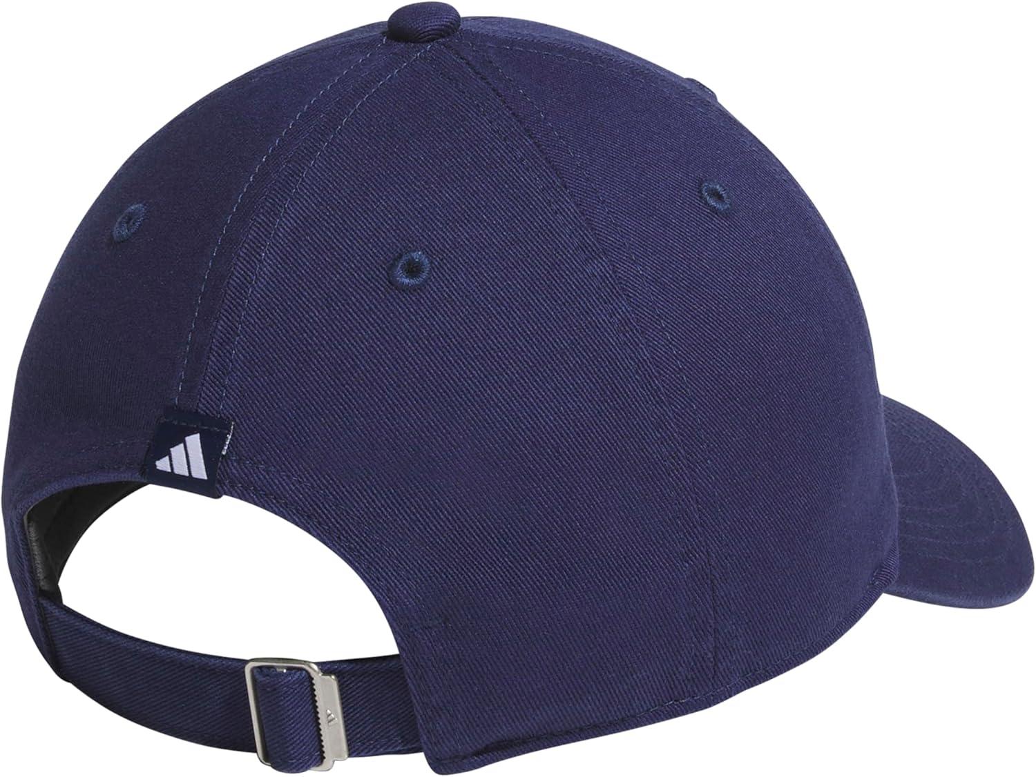 imageAdidas Womens Saturday Baseball Cap Adjustable Cotton Hat Athletic Relaxed FitDark BlueWhite30